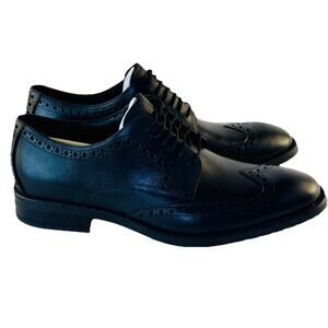 Cole Haan Me Wing Tip Oxford #C34262 Men's Dress Shoes Lace Up Black Size 12